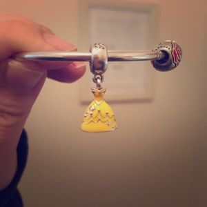 Pandora Disney Belle Dangle Charm